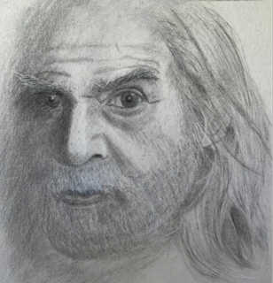 Pencil Drawing: older man
